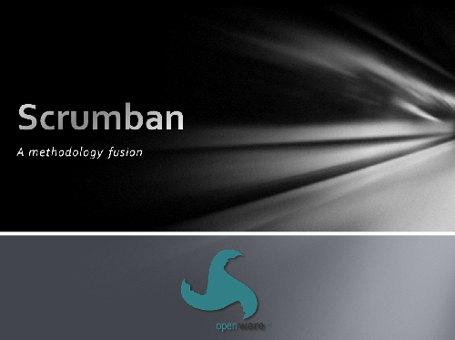 Scrumban - a methodology fusion